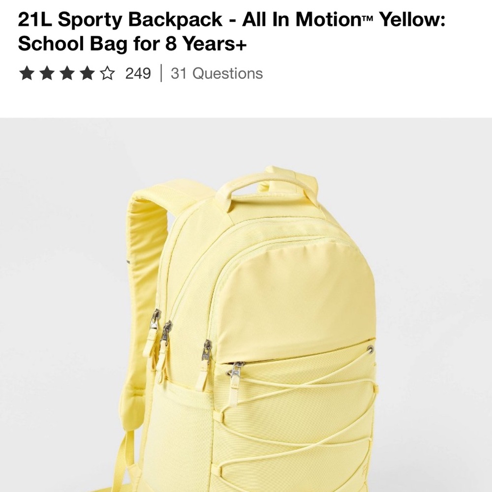 BRAND NEW - All In Motion Backpack - Picture 4 of 4